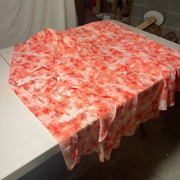 Giffniseti Floral Maxi Dress. Orange and Red tones. 3XL NEW WITH TAGS - Picture 9 of 12